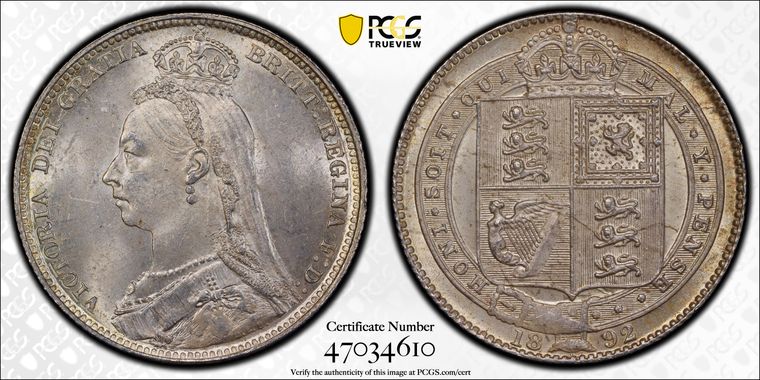 Great Britain 1892 1 Shilling